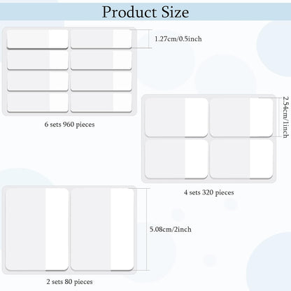 Sticky notes - Page markers - Index tabs - Sticky notes - Bookmarks - Transparent - Tabs - Office supplies - V1189-WXF-260203-00537