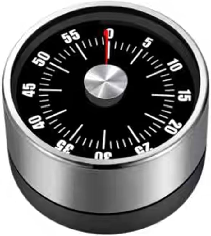 Kitchen Timer - Timer - Kitchen Timer - Egg Timer - Stopwatch - Mechanical Timer - Time Clock - Pomodoro - V1189-WXF-260203-00559