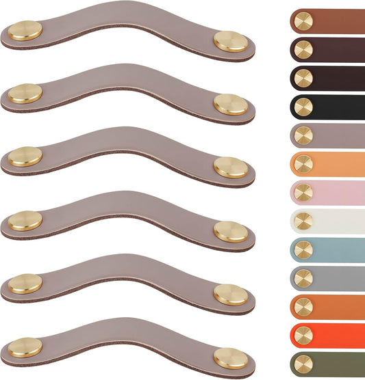Leather Handles - Furniture Handles - Kitchen Handles - Door Handles - Cabinet Handles - Drawer Knobs - V1189-WXF-260203-00595