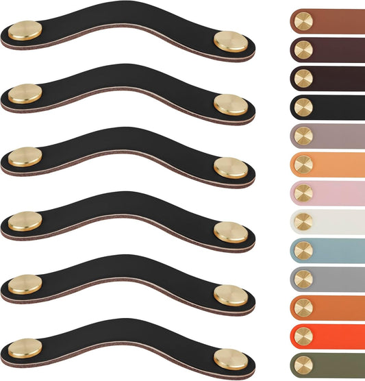 Leather Handles - Furniture Handles - Kitchen Handles - Door Handles - Cabinet Handles - Drawer Knobs - V1189-WXF-260203-00603