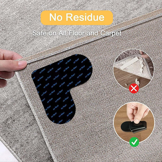 Carpet stoppers - Anti-slip mat - Rug grippers - Rug stopper - Anti-slip stickers - Rug fixer - Sofa cover V1189-WXF-260203-00612