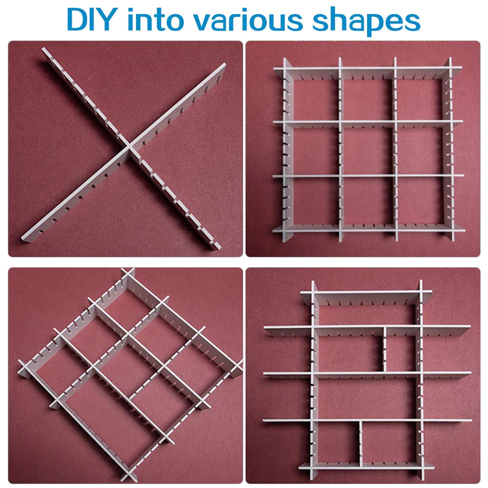 Drawer dividers - Drawer organizer - Storage system - Adjustable drawer divider - Desk organizer - Kitchen V1189-WXF-260203-00630