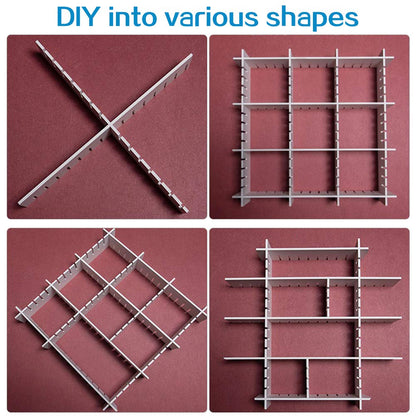 Drawer dividers - Drawer organizer - Storage system - Adjustable drawer divider - Desk organizer - Kitchen V1189-WXF-260203-00630