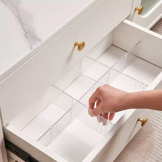 Drawer dividers with clips - Drawer organizer - Storage system - Adjustable drawer divider - Desk organizer - V1189-WXF-260203-00632
