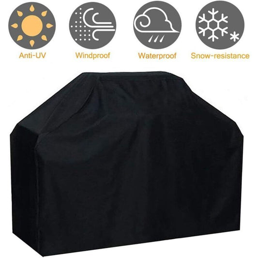 BBQ Cover Waterproof Windproof Fade Resistant Oxford Fabric Compatible with Weber and Brinkmann Barbecue V1189-WXF-521-0001