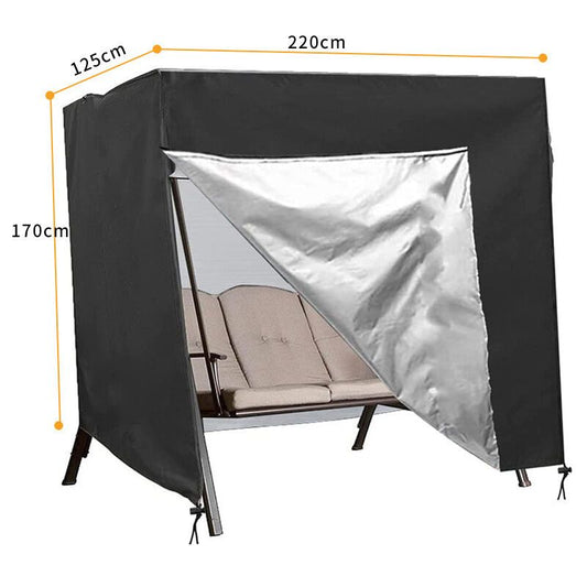 Garden Swing Cover Waterproof UV Resistant Oxford Fabric, 220 x 125 x 170 cm V1189-WXF-521-0003