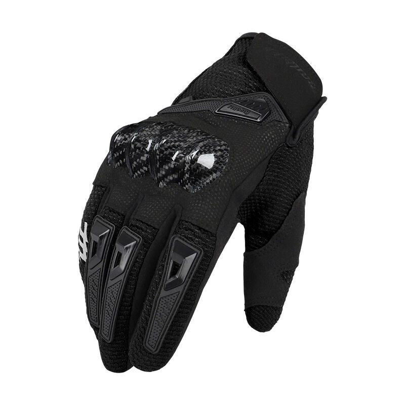 Motorcycle Gloves Breathable Full Finger Touch Screen Anti Slip Racing Gloves, Palm Width 8.5-9.0 cm V1189-WXF-521-0005