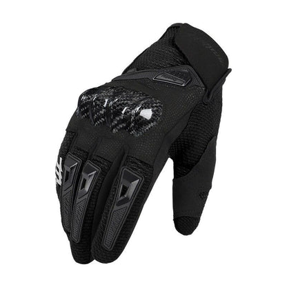 Motorcycle Gloves Breathable Full Finger Touch Screen Anti Slip Racing Gloves, Palm Width 8.5-9.0 cm V1189-WXF-521-0005
