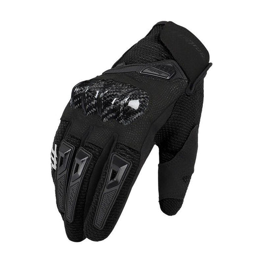 Motorcycle Gloves Breathable Full Finger Touch Screen Anti Slip Racing Gloves, Palm Width 8.5-9.0 cm V1189-WXF-521-0005