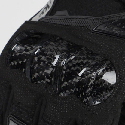 Motorcycle Gloves Breathable Full Finger Touch Screen Anti Slip Racing Gloves, Palm Width 8.5-9.0 cm V1189-WXF-521-0005