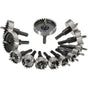 13 Pcs Metal Hole Saw Set Tungsten Steel Cutting Tool Kit, 16-53 mm V1189-WXF-521-0020