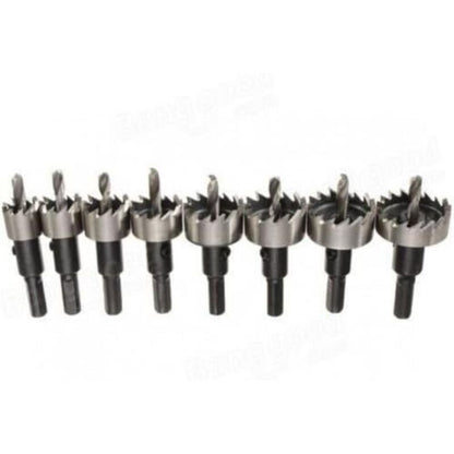 13 Pcs Metal Hole Saw Set Tungsten Steel Cutting Tool Kit, 16-53 mm V1189-WXF-521-0020