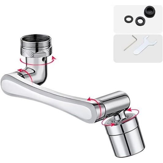 Faucet Aerator 1440 Degree Swivel Extension 2 Water Modes Universal Brass Diffuser, 20 22 24 mm V1189-WXF-521-0024