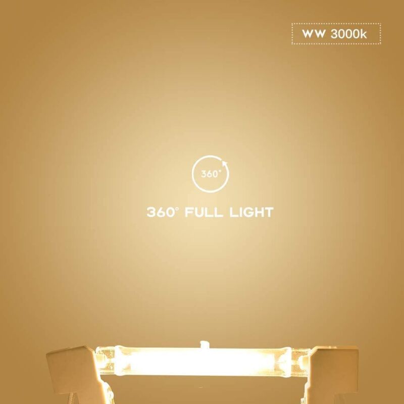 R7S LED Bulb 10W Warm White 230V Non Dimmable COB, 118 mm V1189-WXF-521-0026