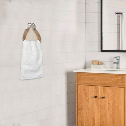 Hemp Rope Towel Holder Vintage Toilet Paper Holder with Screws V1189-WXF-521-0029