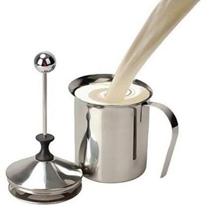 Milk Frother Stainless Steel Double Pump, 400 ml V1189-WXF-521-0039