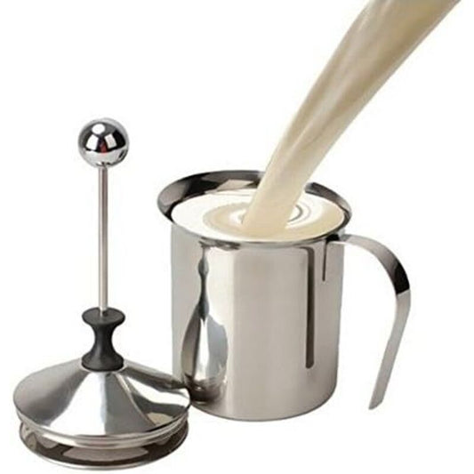 Milk Frother Stainless Steel Double Pump, 400 ml V1189-WXF-521-0039