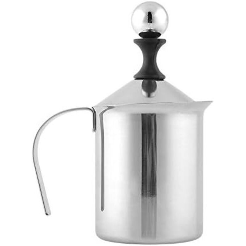 Milk Frother Stainless Steel Double Pump, 400 ml V1189-WXF-521-0039