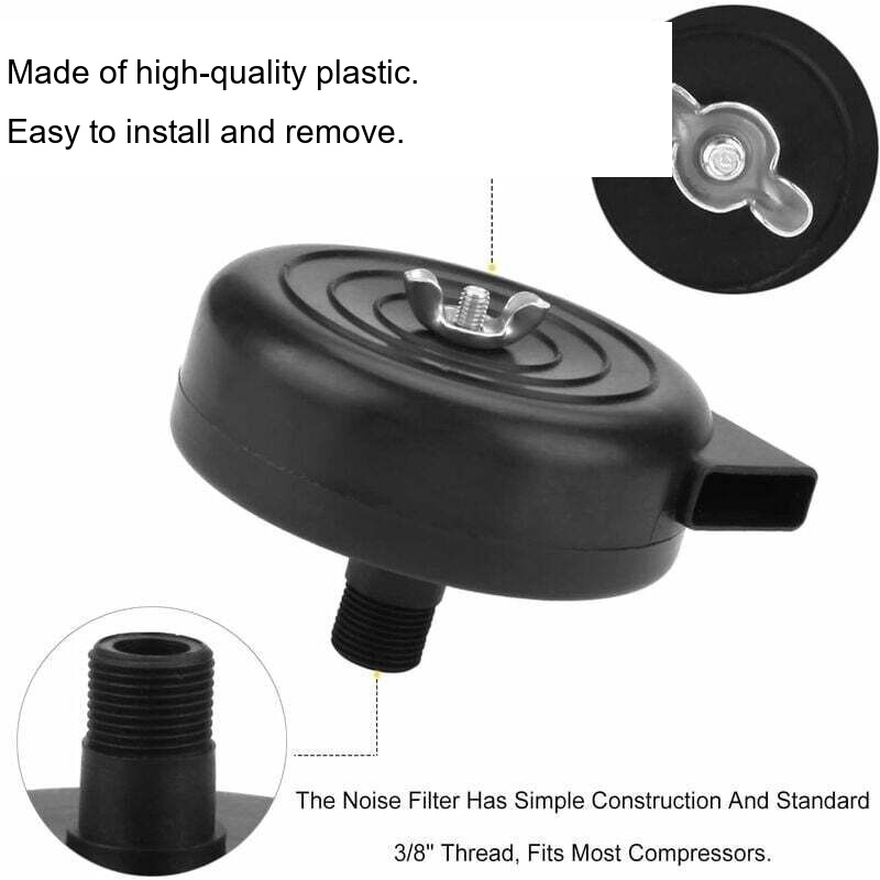 2 Pcs Air Compressor Muffler Filter Silencer, 3 8 inch 16 mm V1189-WXF-521-0042
