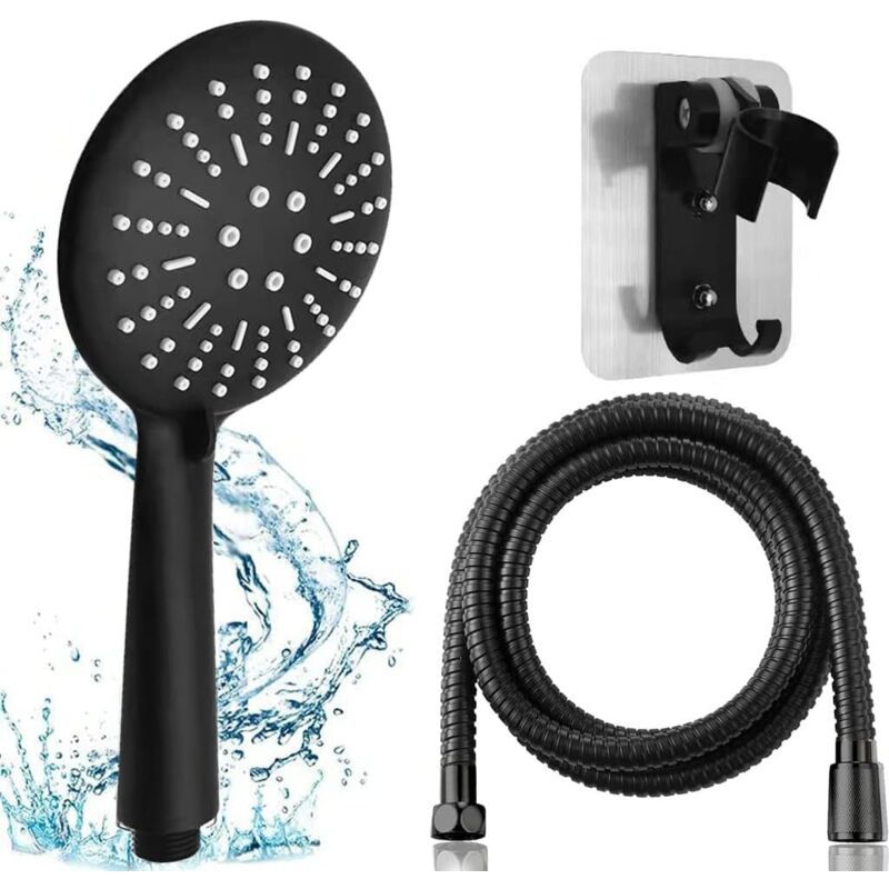 High Pressure Shower Head 3 Spray Modes with Hose, 1.5 m V1189-WXF-521-0050