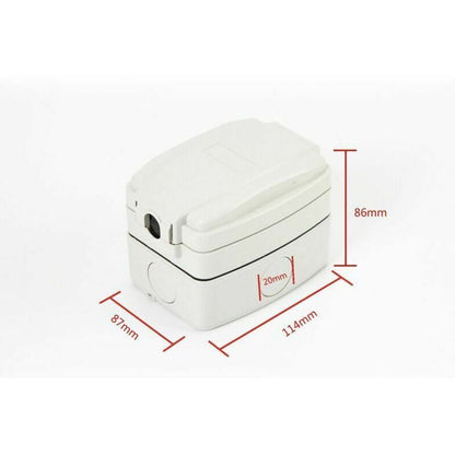 IP66 Waterproof Outdoor Wall Socket Dustproof Single Socket V1189-WXF-521-0051