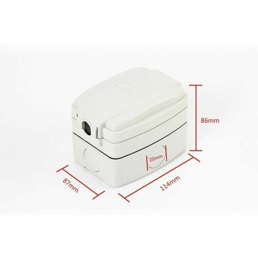 IP66 Waterproof Outdoor Wall Socket Dustproof Single Socket V1189-WXF-521-0051
