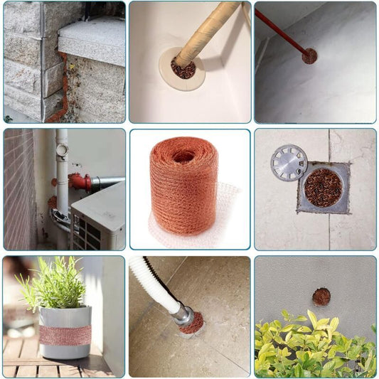Copper Anti Rodent Mesh for Slugs Snails Mice and Birds, 6 m V1189-WXF-521-0055