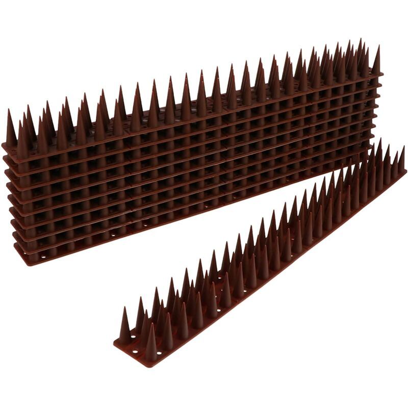 12 Pcs Anti Pigeon Spikes Bird Deterrent Strips, 5.4 m V1189-WXF-521-0062