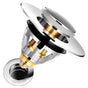 Universal Sink Drain Filter Stainless Steel Hair Catcher, 1.33 to 1.49 in V1189-WXF-521-0063