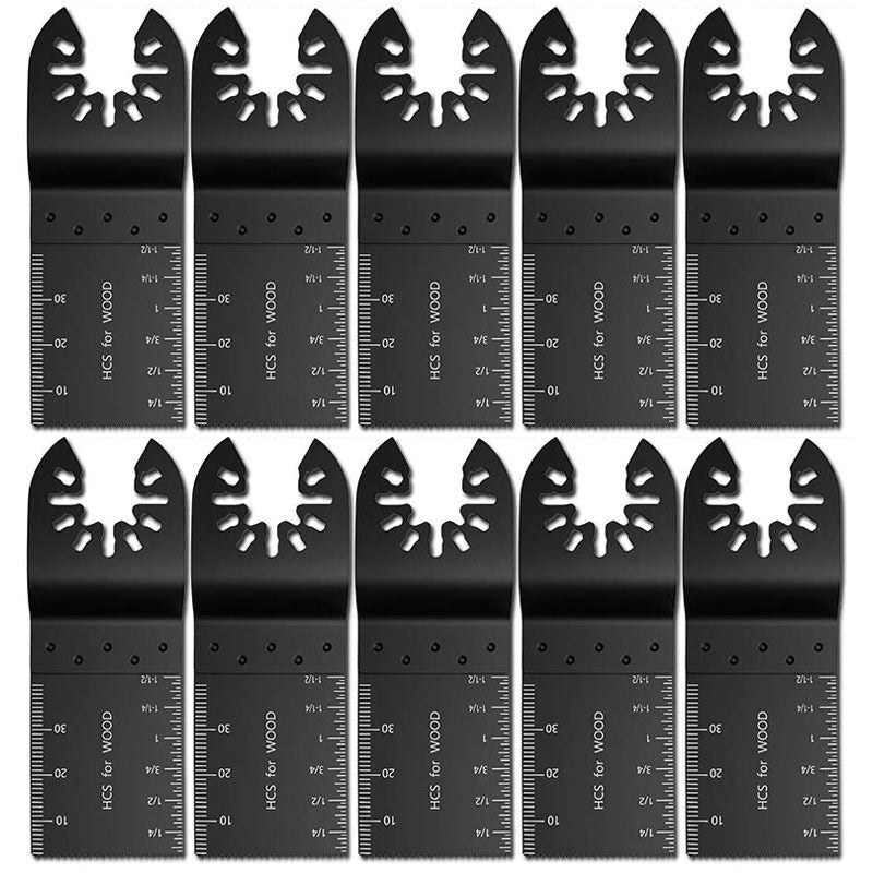 10 Pcs High Carbon Steel Saw Blades, 34 mm V1189-WXF-521-0073