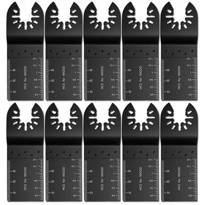10 Pcs High Carbon Steel Saw Blades, 34 mm V1189-WXF-521-0073