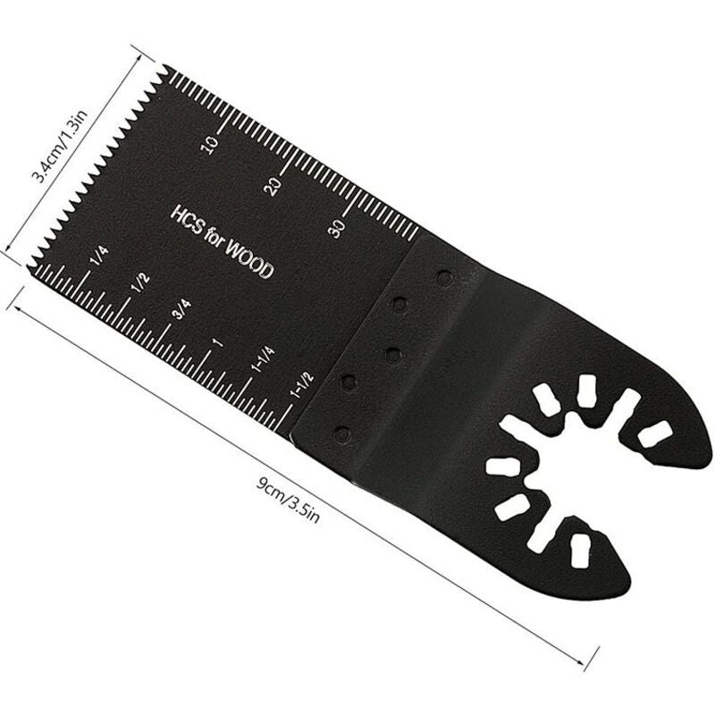 10 Pcs High Carbon Steel Saw Blades, 34 mm V1189-WXF-521-0073