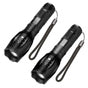 2 Pack LED Torch 1000 Lumens Zoomable Flashlight 5 Modes V1189-WXF-521-0074