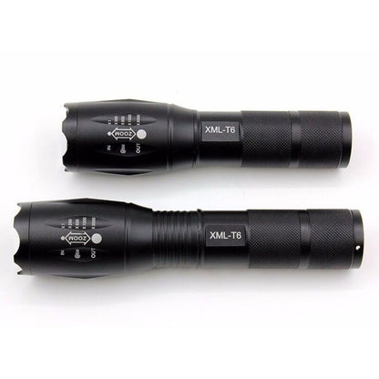2 Pack LED Torch 1000 Lumens Zoomable Flashlight 5 Modes V1189-WXF-521-0074