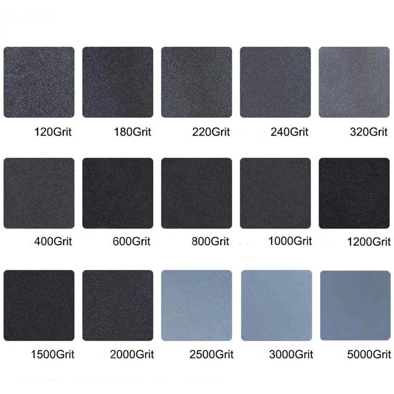 10 Pcs 2000 Grit Sandpaper Dry or Wet Abrasive Sheets, 9 x 3.6 in V1189-WXF-521-0082