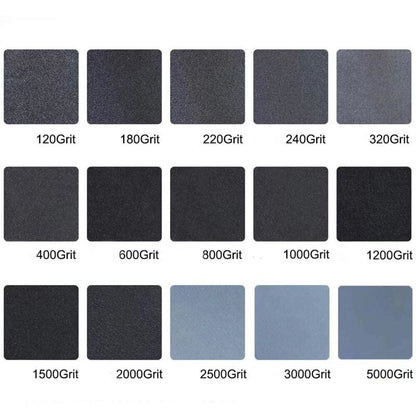 10 Pcs 2000 Grit Sandpaper Dry or Wet Abrasive Sheets, 9 x 3.6 in V1189-WXF-521-0082