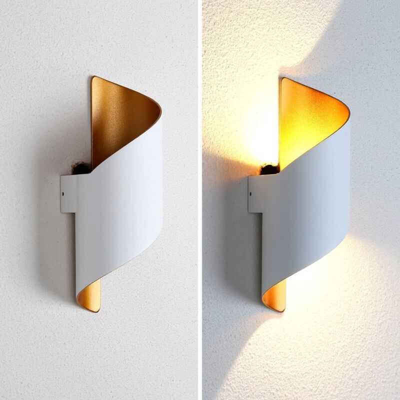 10W Spiral LED Wall Light 3000K Warm White V1189-WXF-521-0091