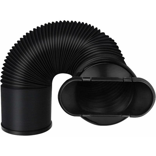Mobile Air Conditioner Exhaust Hose Kit Black Flat Mouth, Diameter 15 cm Length 22-150 cm V1189-WXF-521-0094