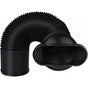 Mobile Air Conditioner Exhaust Hose Kit Black Flat Mouth, Diameter 15 cm Length 22-150 cm V1189-WXF-521-0094