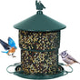 Hanging Metal Bird Feeder Mesh Tube Green V1189-WXF-521-0097