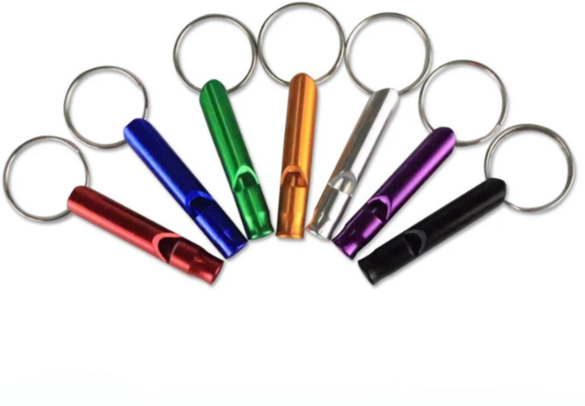 5x Emergency Whistle | Emergency Whistles | Keychain with emergency whistle | In Case of Emergency V1189-WXFBOL-114-1