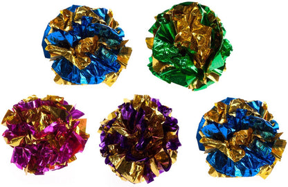 5x Crinkle Balls | Cat Toys | Cat Toys V1189-WXFBOL-115-1