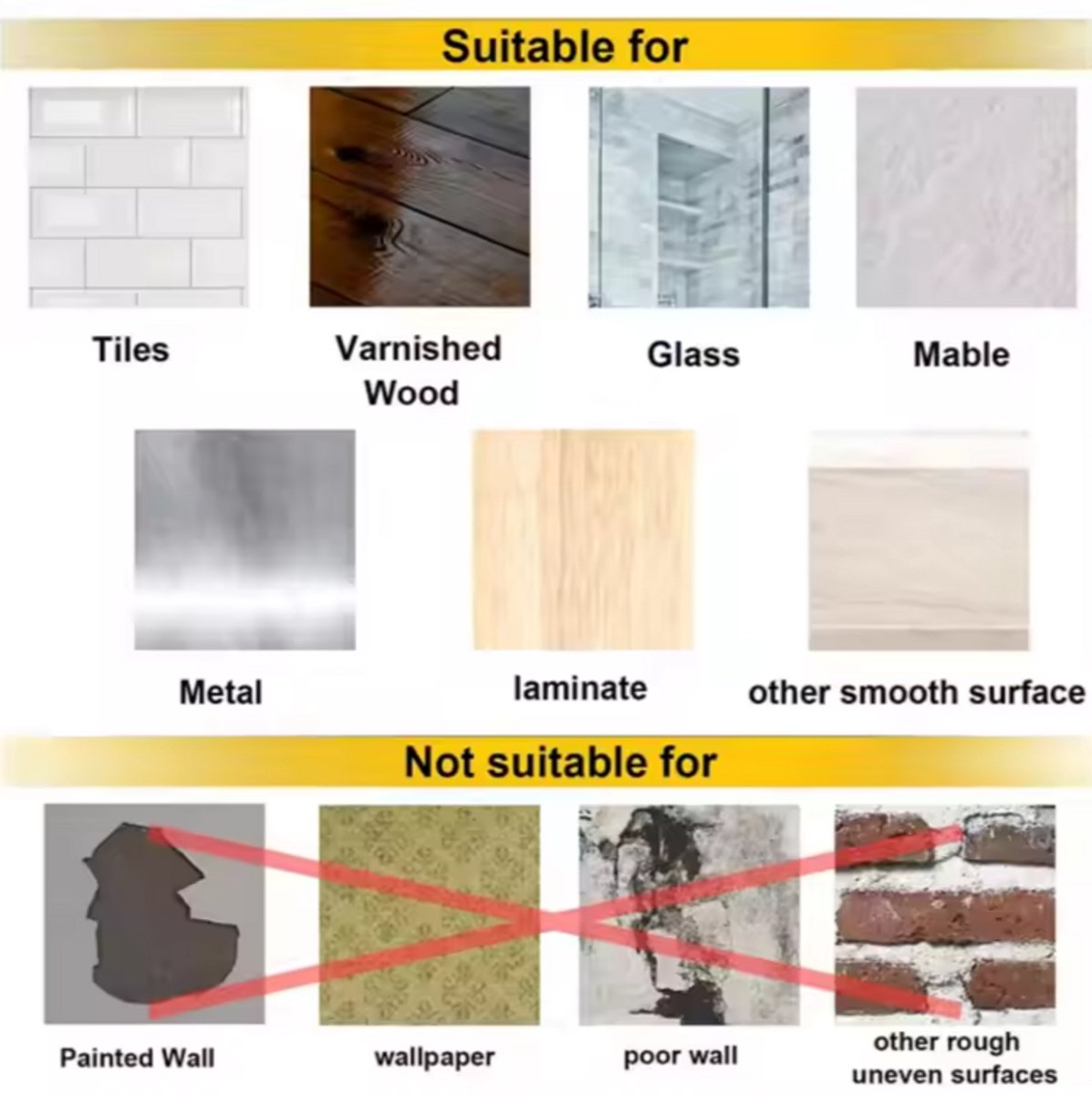 10x Adhesive Nail | Self-Adhesive Hooks | No Drilling Required Hanging System | Threaded V1189-WXFBOL-118-1