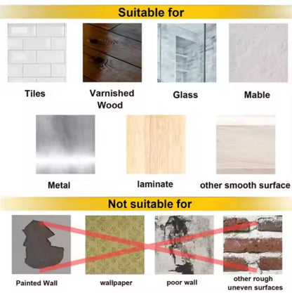 10x Adhesive Nail | Self-Adhesive Hooks | No Drilling Required Hanging System | Threaded V1189-WXFBOL-118-1