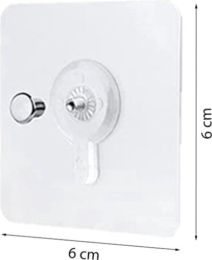 10x Adhesive Nail | Self-Adhesive Hooks | No Drilling Required Hanging System | Threaded V1189-WXFBOL-118-1