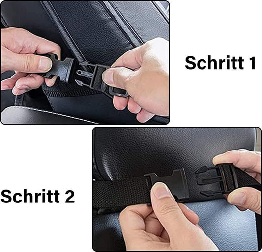 Famanu - Children's Car Organizer, 2 PCS Car Storage Accessories with 24.4 cm iPad Pocket, 10 Pockets for the V1189-WXFBOL-125-1
