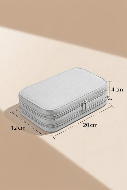 Cable Organizer Bag Grey - Travel & Storage Accessories - Compact & Portable - Water-Repellent - For Cables & V1189-WXFBOL-13-1