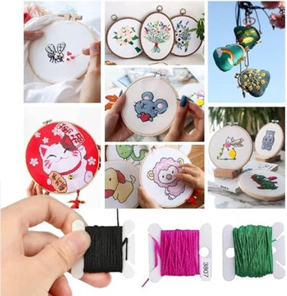 Embroidery Threads Spools, Embroidery Threads, Cards, Cross Stitch, Thread Chart, 100 Pieces, Embroidery V1189-WXFBOL-131-1