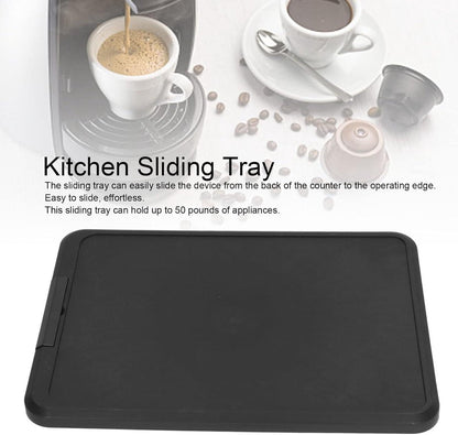 Allecto Kitchen Appliance Sliding Tray - Rolling Tray - Handy - Black - Storage Accessories - Suitable for V1189-WXFBOL-132-1