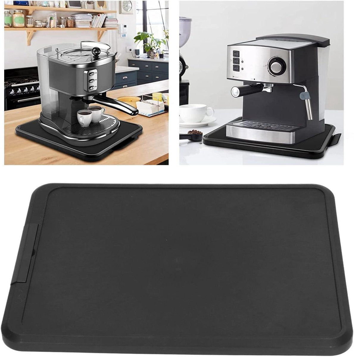 Allecto Kitchen Appliance Sliding Tray - Rolling Tray - Handy - Black - Storage Accessories - Suitable for V1189-WXFBOL-132-1